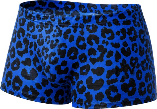 MODUS VIVENDI Leopard Brazil Boxer Blue - TAILLE S - Sous-vêtements Homme - Boxer pour Homme - Boxer Homme