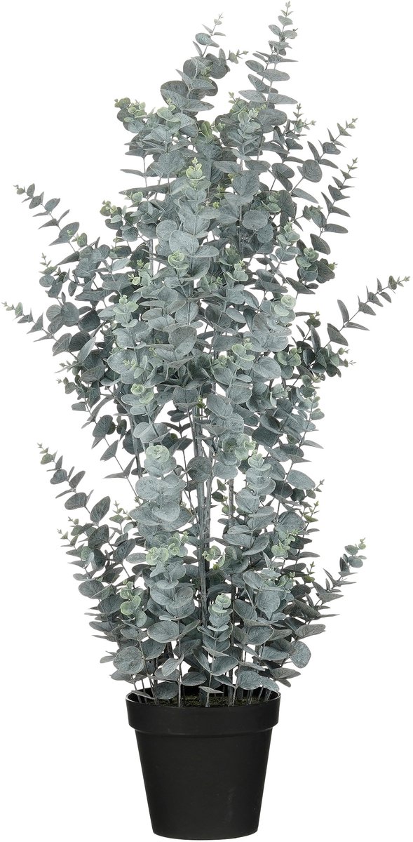 Mica Decorations Eucalyptus Kunstplant in Pot 140 cm - Kunstplant met Groene Bladeren - Decoratieve Kamerplant - Onderhoudsvriendelijke Plant - Diameter 50 cm - Groen