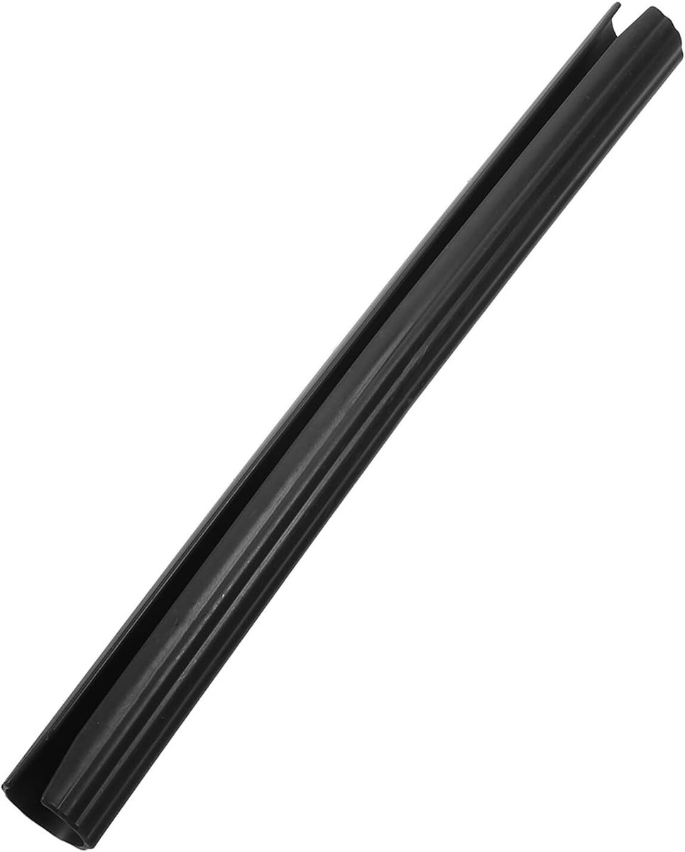 Stoelpootbeschermers U-vorm - Beschermdoppen Meubels - Vloer Beschermen - Antislip Stabiliteit - 29 x 2.6 cm - Zwart