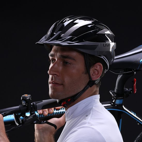 MT1 Neo II Grey & Black L size Bluetooth-fietshelm met luidsprekers & ingebouwde microfoon, valdetectie, mountainbikehelm met richtingaanwijzers & remlicht, MTB- & racefietshelm voor volwassenen (heren & dames) — afbeelding 5
