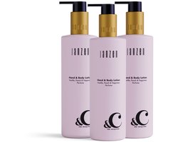 JANZEN Body Lotion &C Vanilla Peach & Happiness 3-pack