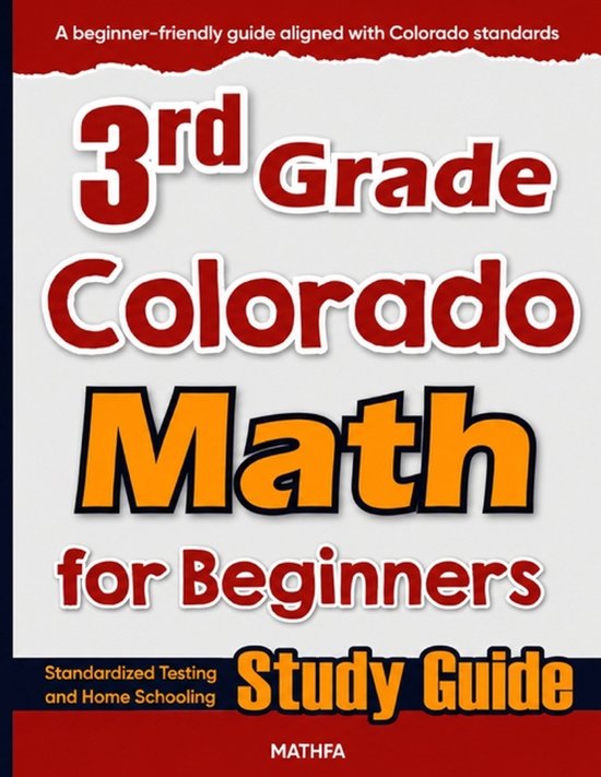 3rd Grade Colorado Math for Beginners - cover