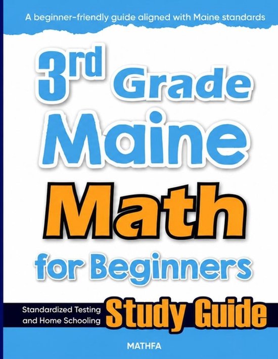 3rd Grade Maine Math for Beginners - cover