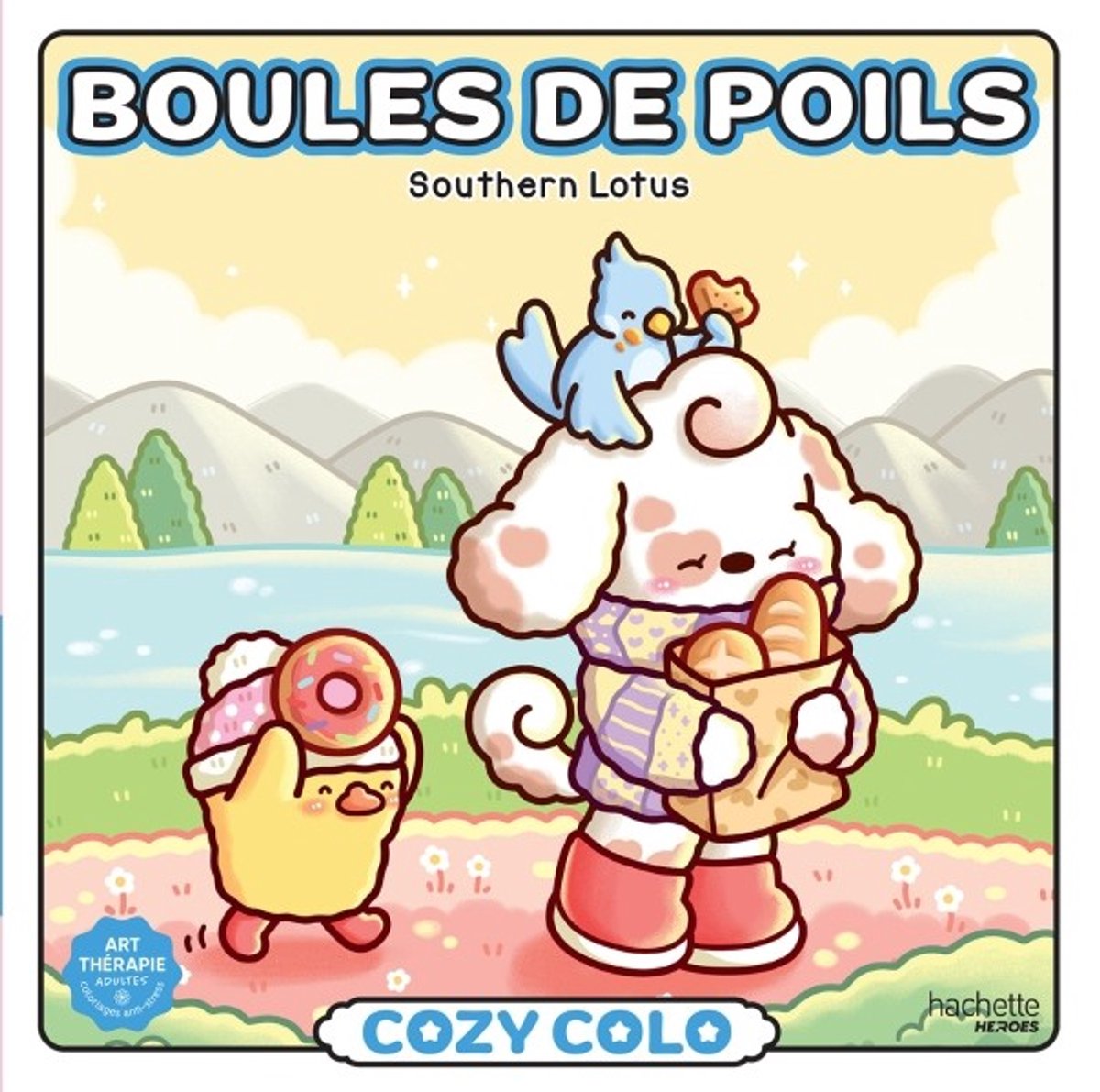 Atelier Créatif Autres licences Cozy Colo COZY COLO SOUTHERN LOTUS - BOULES DE POILS (pluizebolletjes)