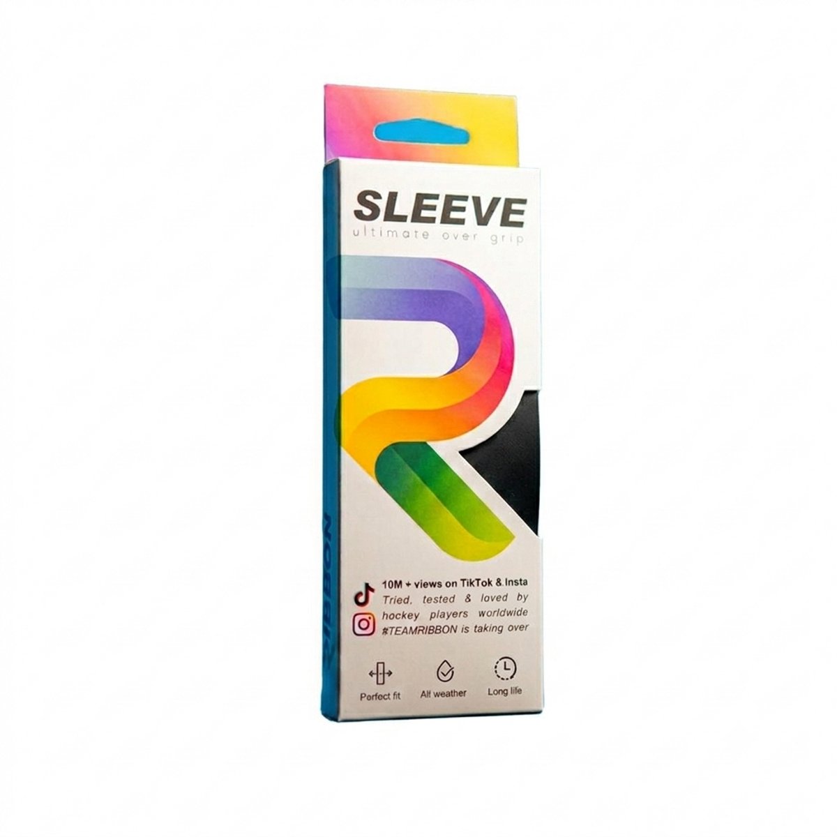 RIBBON Sportgrip - Sleeve Grip - Hockey - Waterafstotend - Zwart