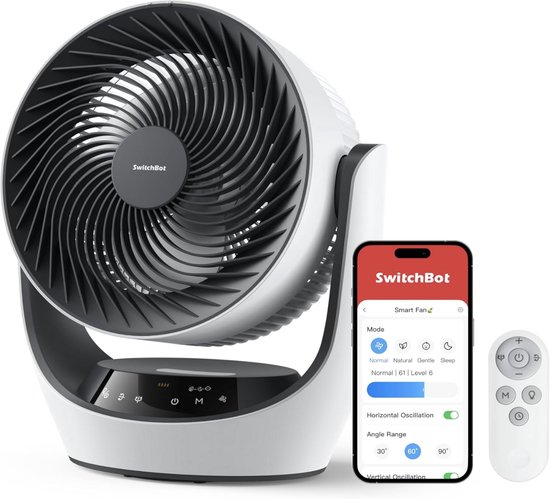 Oplaadbare reisventilator met standaard