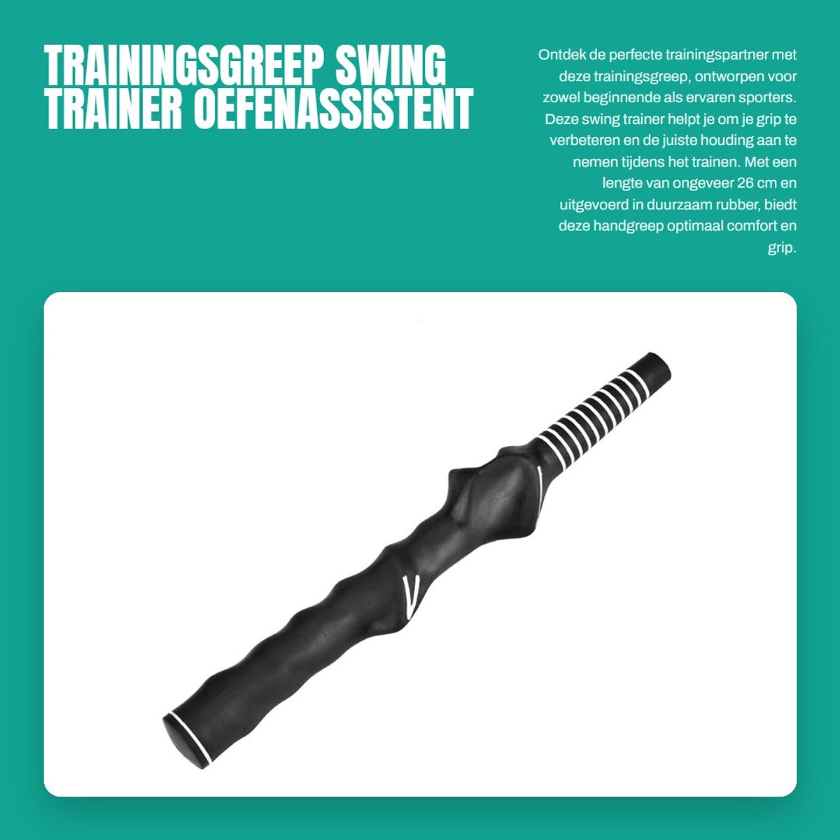 Dailygoods- Swing Trainer Gloednieuw - Trainingsgreep - Oefenassistent - Rubber