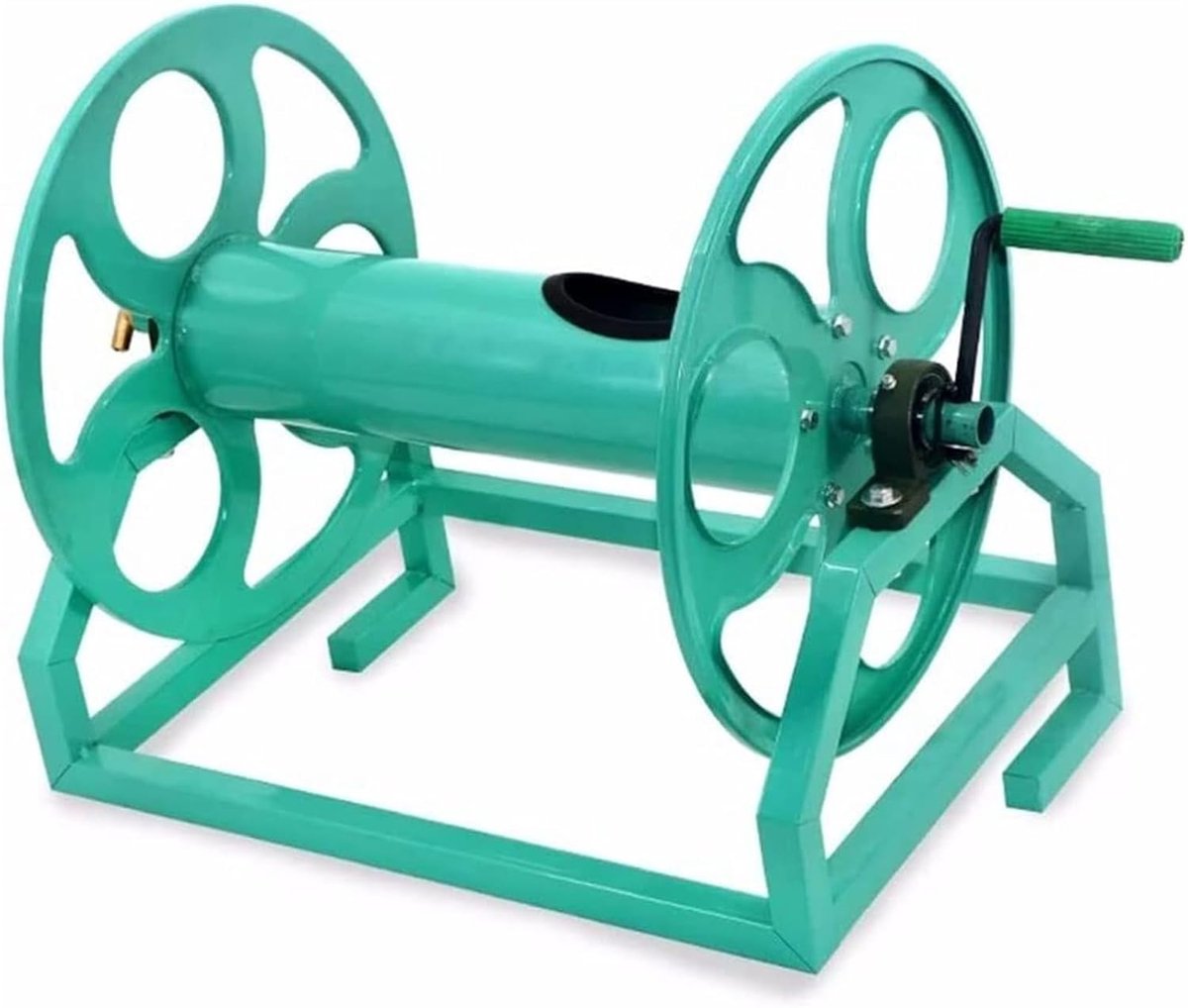 Slanghouder - Haspelwagen - Tuinonderhoud - Draagbaar en stabiel - Tot 200 meter - Groen