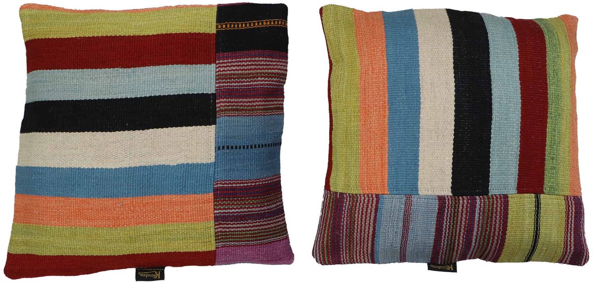 Handgeweven Kilim Kussensloop