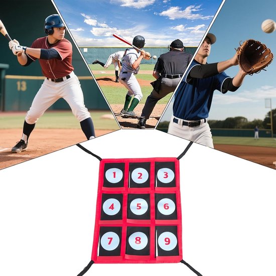 Werptrainer 9 Gaten - Precisie Trainer - Bal Oefenen - Weerbestendig Ontwerp - 69 cm - Zwart — afbeelding 5