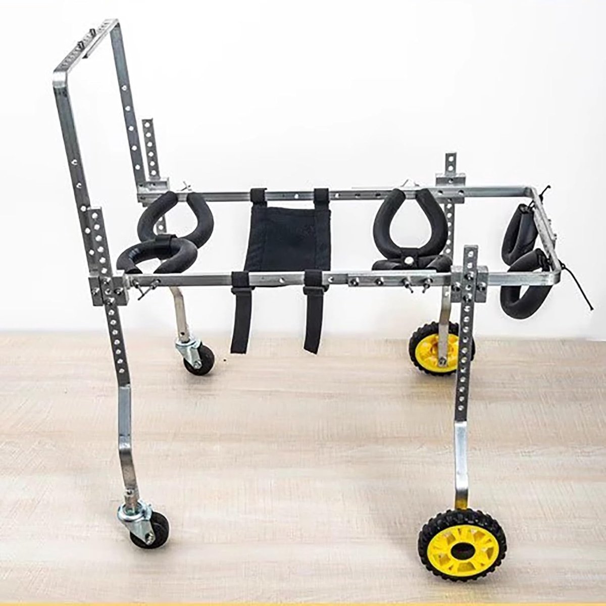 Hondenrolstoel - Hondenkar Mobiliteitshulp - Huisdieren Lopen - Volledige Ondersteuning - XXS - One Color