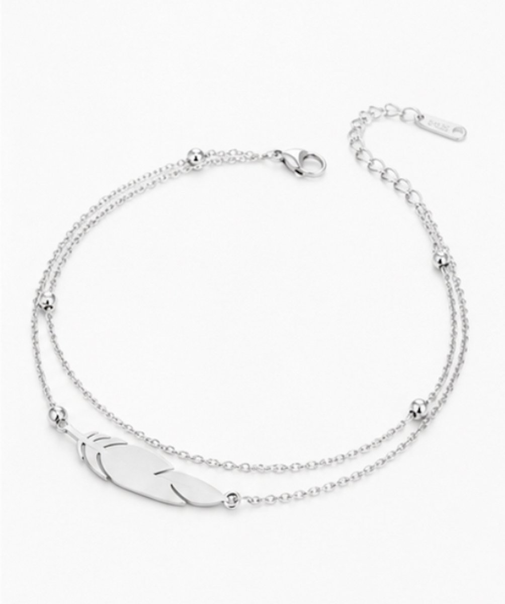 Armband - Zilverkleurig- verguld - dames - Vrouwen - feest sieraden - verjaardag cadeau - cadeau - vakantie