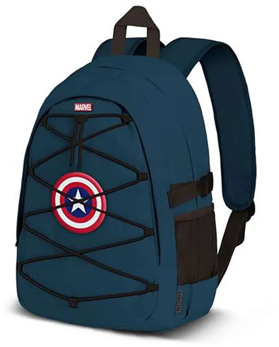 Karactermania Captain America Fight Pro 27l 44x31x20 Cm Rugzak Blauw Kinderen