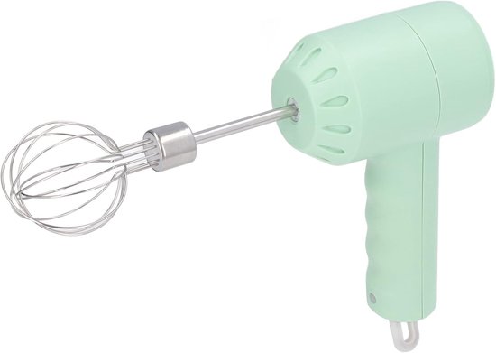 Draadloze Handmixer - Keukenmixer Garde - Bakken En Koken - 3 Snelheden Instelbaar - 18 cm - Groen — afbeelding 5
