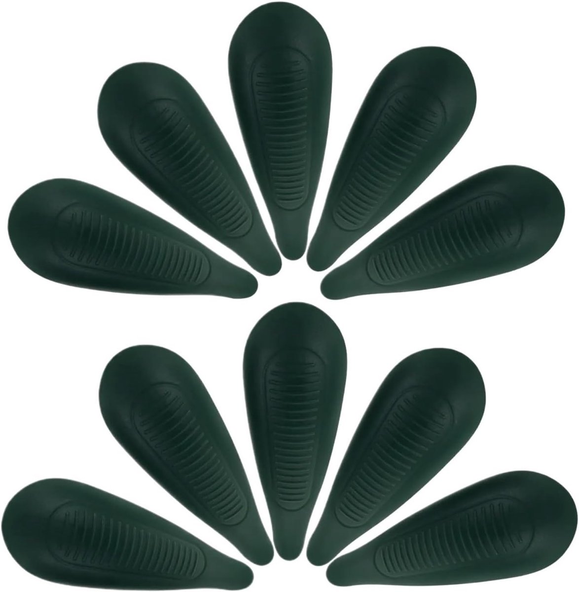 Schouderkussens Kleerhangers - Kledingbeschermers - Kleding Beschermen - Universele Pasvorm - 5 Paar - Groen