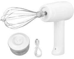Hand Mixer - 3 Gear Electric Handheld Mixer with Chopper for Home Cake Egg Blender