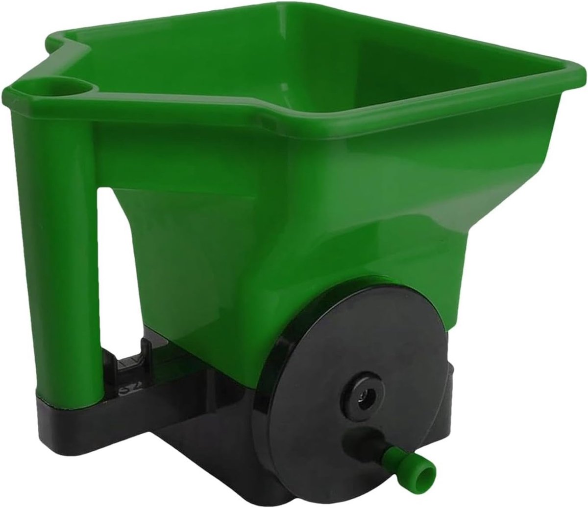 Handstrooier Gazon - Meststof Verspreider - Tuinonderhoud Buiten - Anti-verstopping Hopper - 24 cm Hoog - Grijs