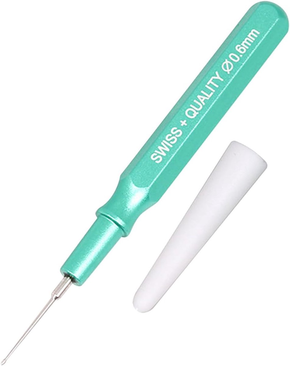 Precisie Oliepen - Smeerpen Horloge - Horloge Onderhoud - Aluminium Handvat - 7 cm Lengte - Rood