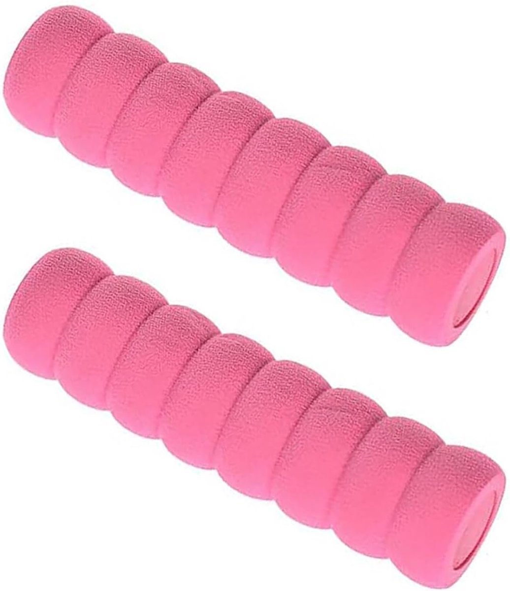 Deurknop Beschermers - Handvat Covers - Veiligheid Thuis - Zachte Schuim Vulling - 15x4cm - Roze