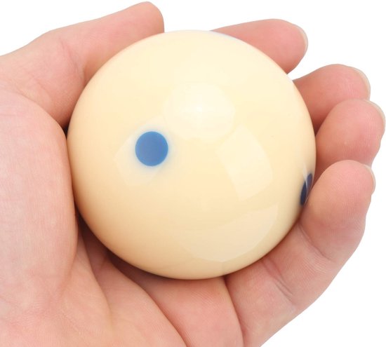 Dailygoods- Biljartbal Dot Spot - Hars - 57,2 mm - Training - Slagvast - Slijtvast - Milieuvriendelijk - Cue Ball van Dailygoods — afbeelding 5