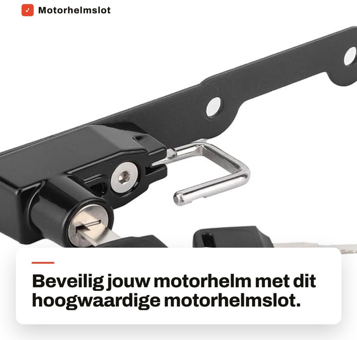 Dailygoods- Motorhelmslot Antidiefstal - Aluminiumlegering - Compact - Inclusief 2 Sleutels - Geschikt voor Z900RS/CAFE - Eenvoudig in gebruik - Helmslot