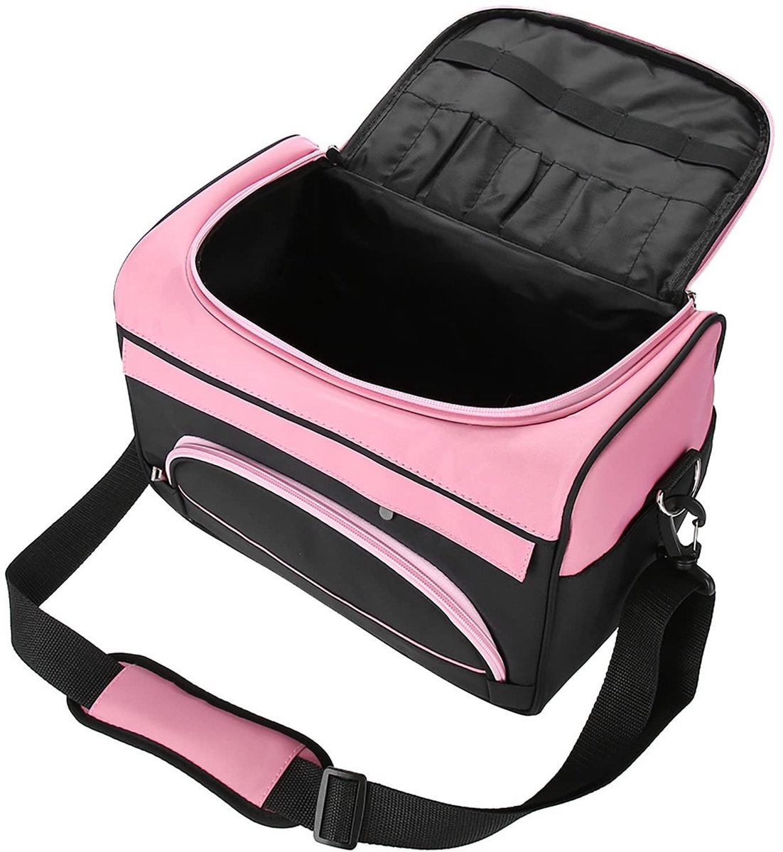 Dailygoods- Kapperstas grote capaciteit - Draagbare Salonopbergtas - Professionele Kappersdraagtas - Multifunctionele Tas - Hoogwaardige materialen - 34 x 21 x 25 cm - Cosmeticatas