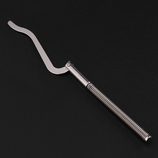 Dailygoods- Veertang van Hoogwaardig Metaal - Geldclip Heren - Roestvrij - Corrosiebestendig - Duurzaam - Glanzend Zilver van Dailygoods — afbeelding 4