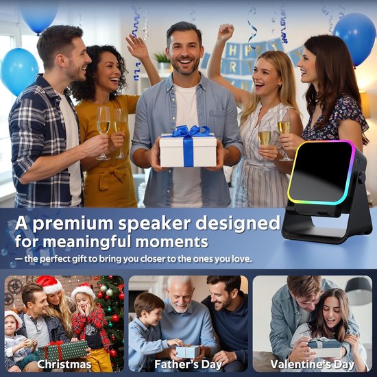 Inductie Speaker met Telefoonhouder - Bluetooth Luidspreker - Draadloze Smartphone Versterker - Compact & Multifunctioneel - Voor Bureau, Thuis & Reizen — afbeelding 5