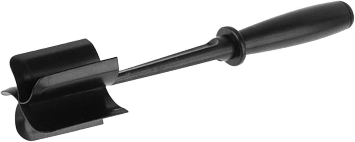 Gehaktmenger - Vleesmolen - Keukenwerk - Vaatwasserbestendig - 28 cm - Zwart