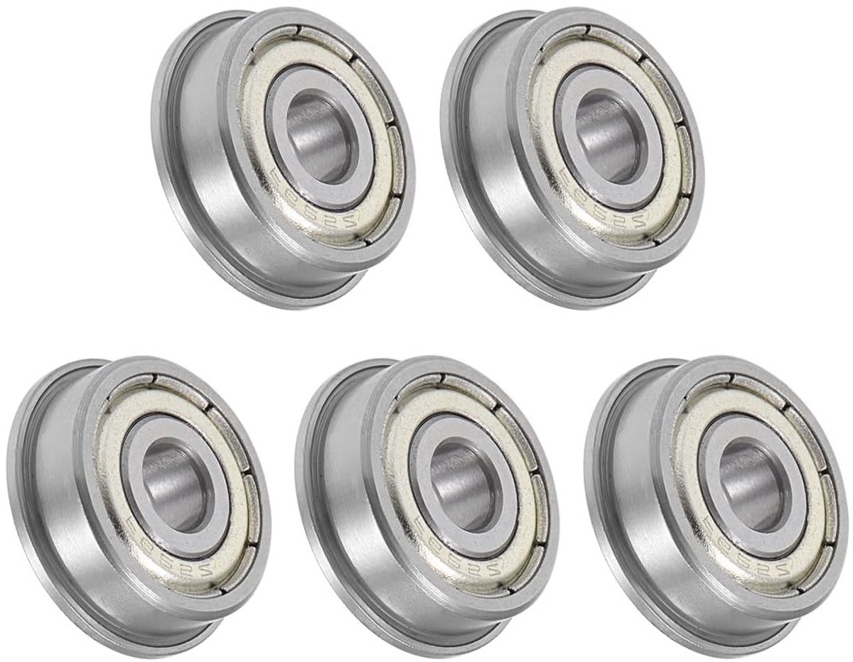 5mm x 16mm x 5mm Chrome Stalen Gesealde Industrieel Lager - Set van 5 voor Micromotoren en Machines