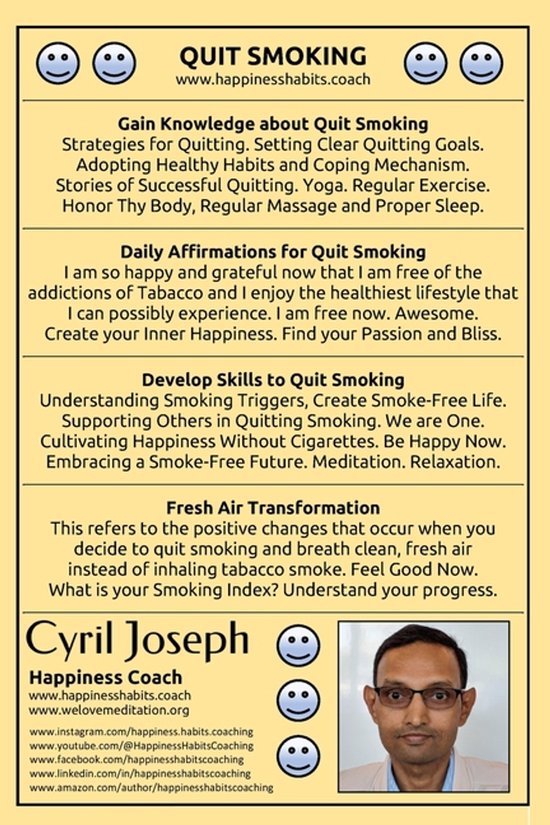 Happiness Habits - Quit Smoking - cover