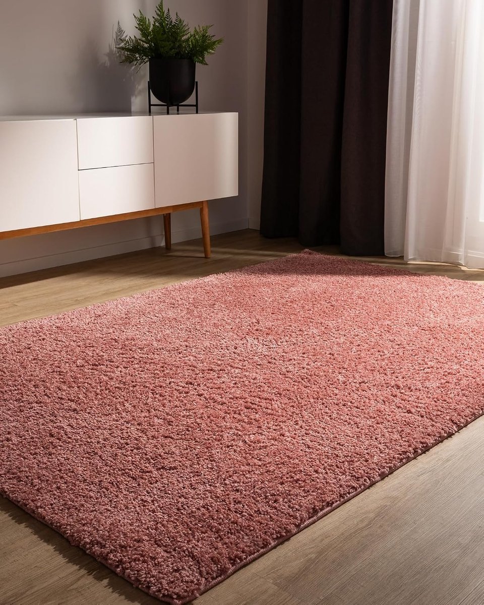 Hoogpolig Vloerkleed - Zacht Tapijt - Woonkamer Inrichten - Geschikt Vloerverwarming - 133