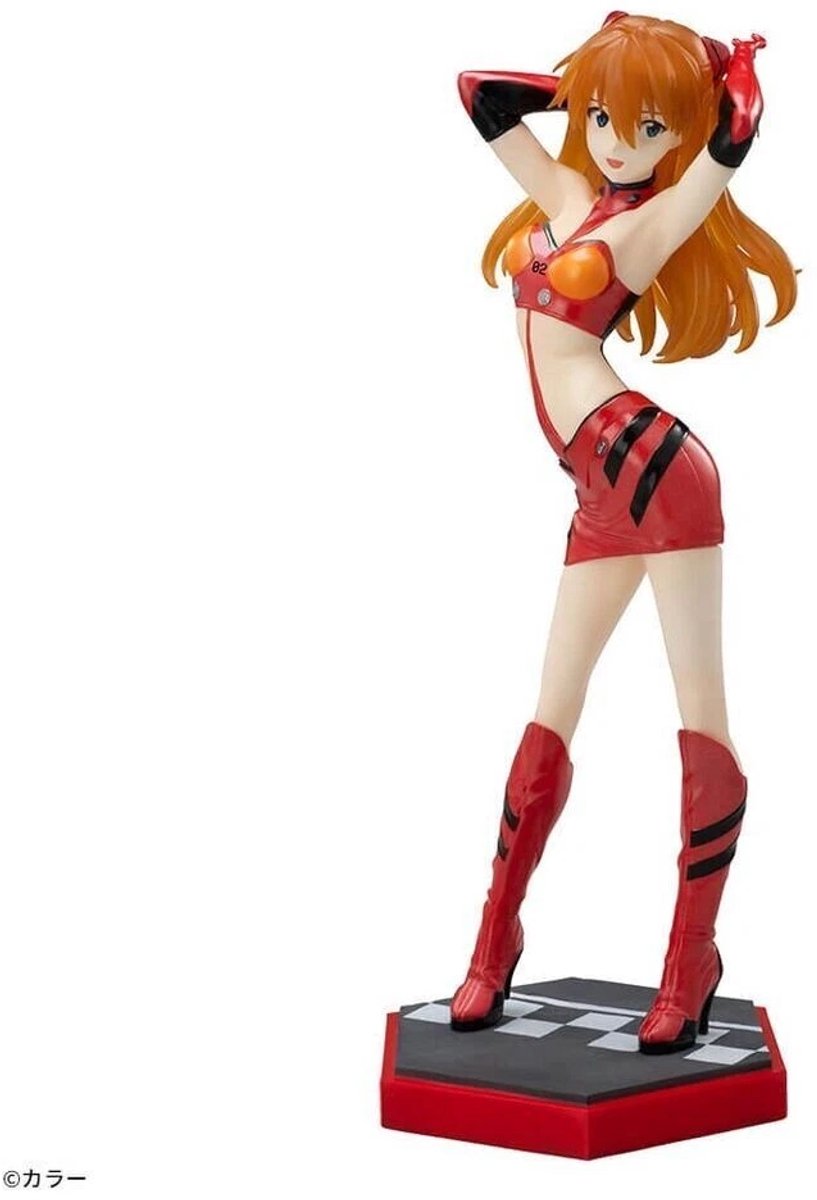 SEGA Evangelion Racing - Luminasta - Pit Walk Ver. - Asuka Shikinami Langley Figuur