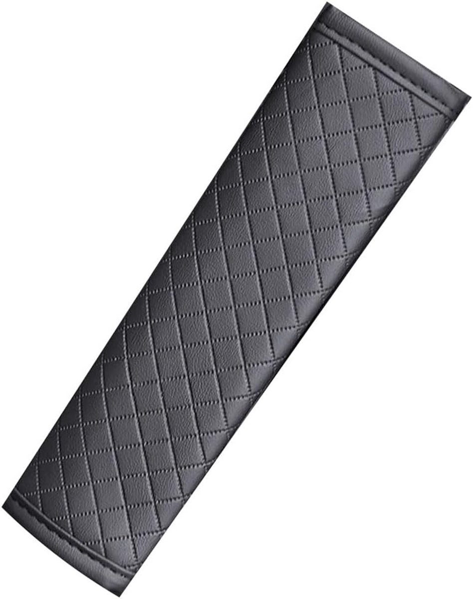 Gordelhoes - Gordelbeschermer - Comfortabel Rijden - Gewatteerd Ruitpatroon - 1 cm - Zwart