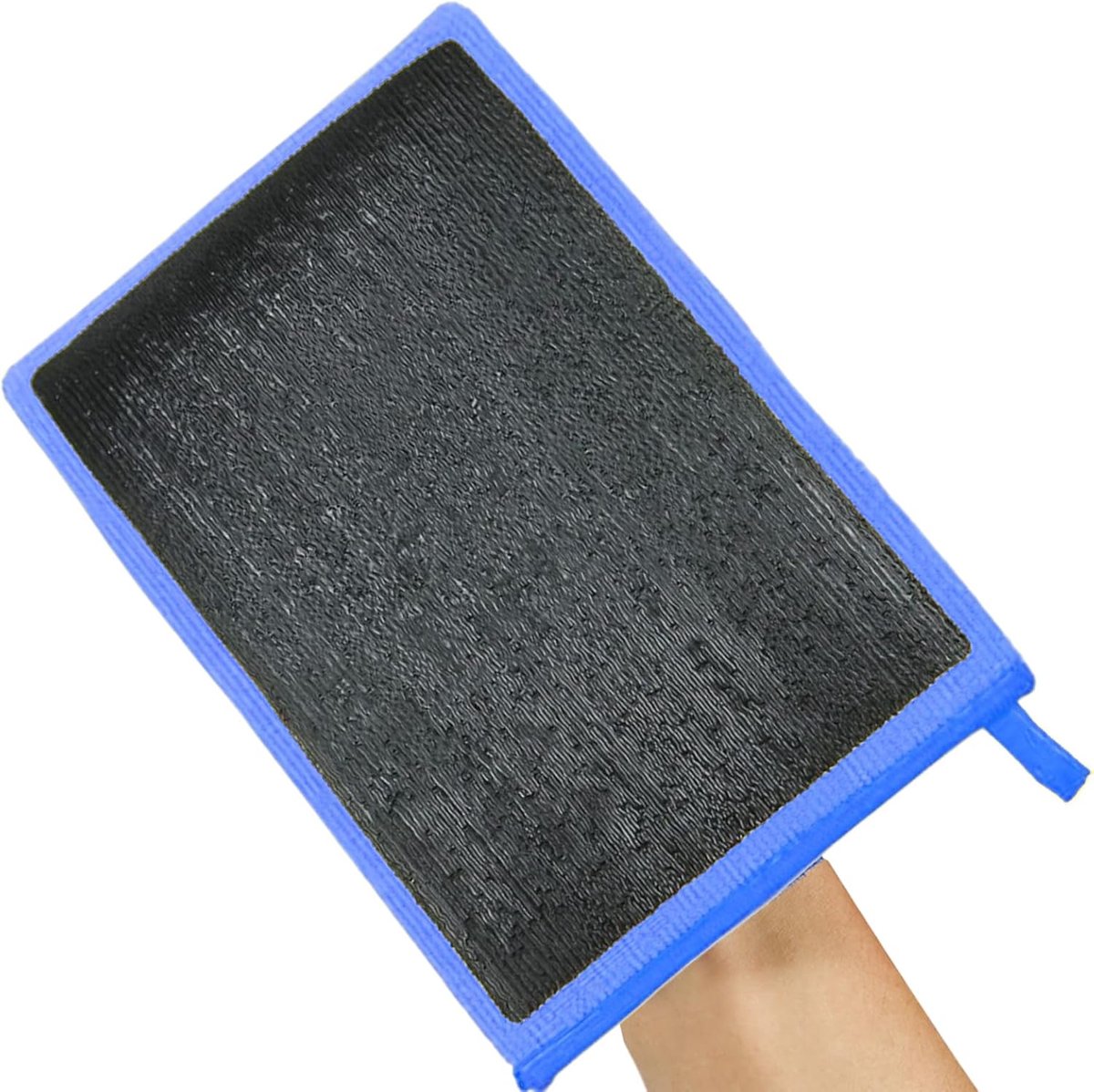 Autowashandschoen - Reinigingshandschoen - Voertuigonderhoud - Delicate lakbescherming - 1 stuk - Blauw