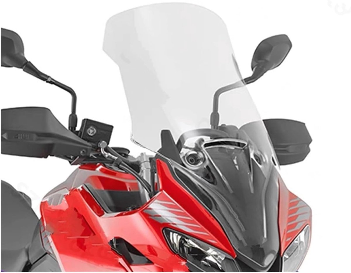 Motorfiets Windscherm - Windgeleider Vizier - Comfortabel Rijden - Duurzaam Acryl - Standaard Formaat - Helder