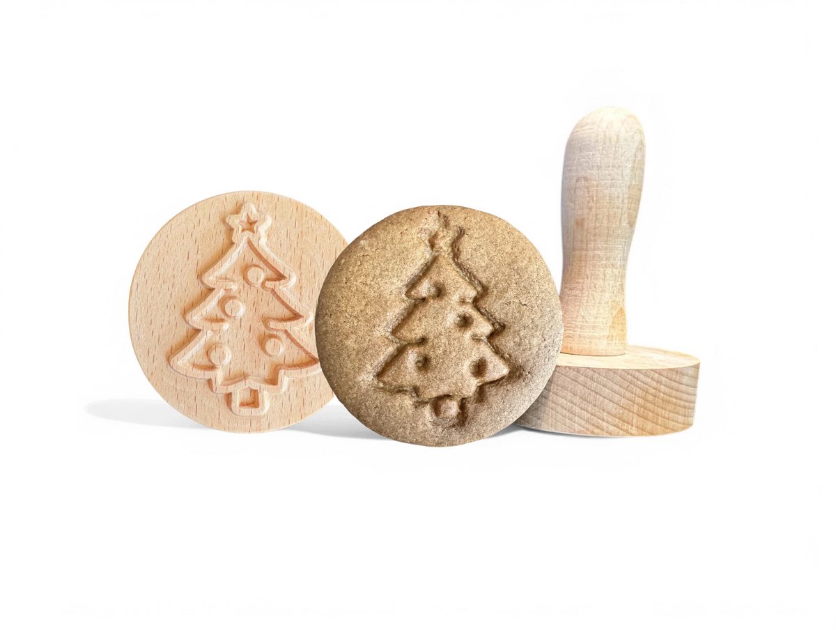 Koekstempel Kerstboom