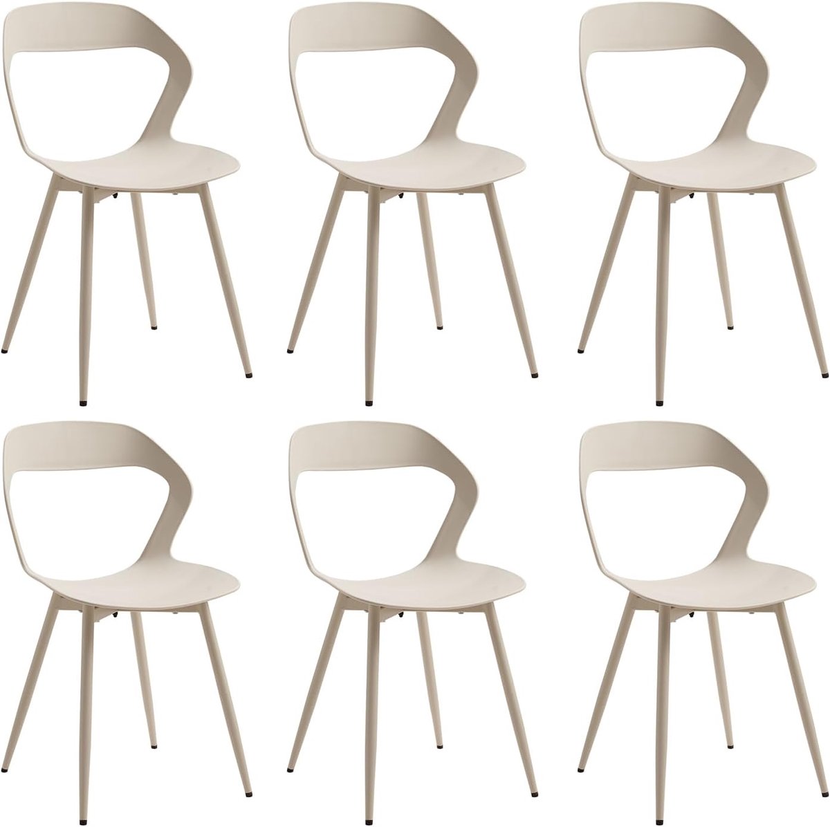 Eetkamerstoelen Set - Stoelen voor aan tafel - Comfortabel dineren - Ergonomische rugleuni