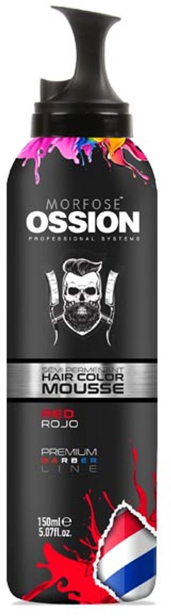 Morfose Ossion Semi Permanent Hair Color Mousse Red 150ml