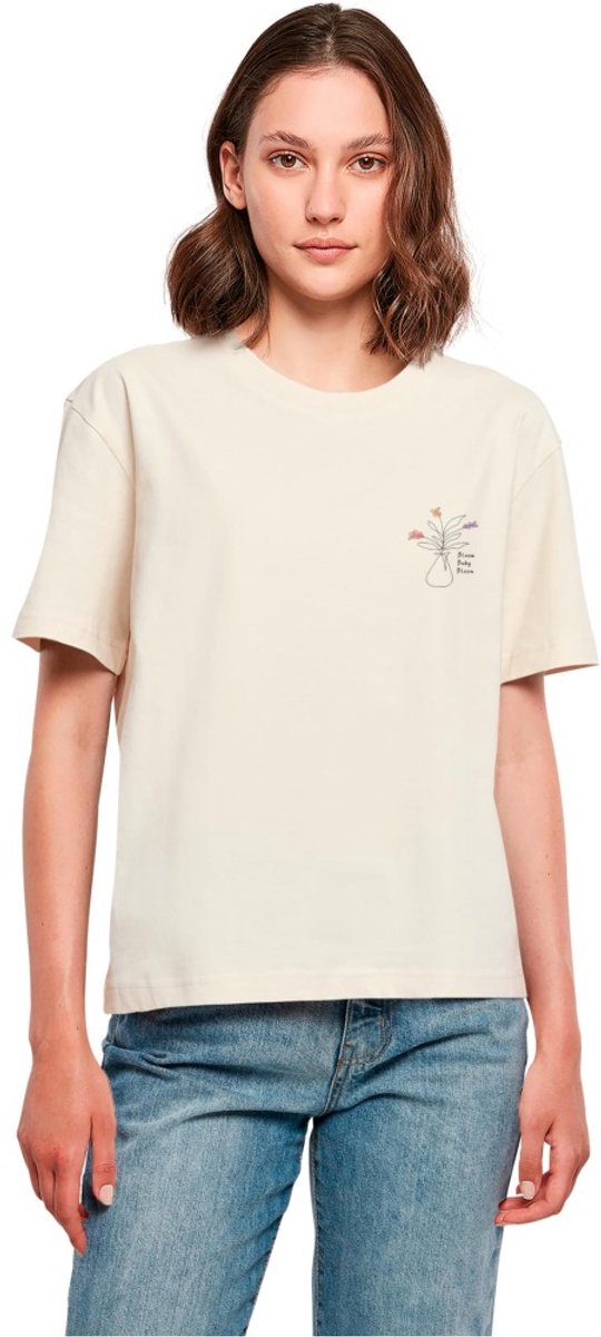 Merchcode - Bloom Baby, Bloom Dames Tshirt - M - Creme