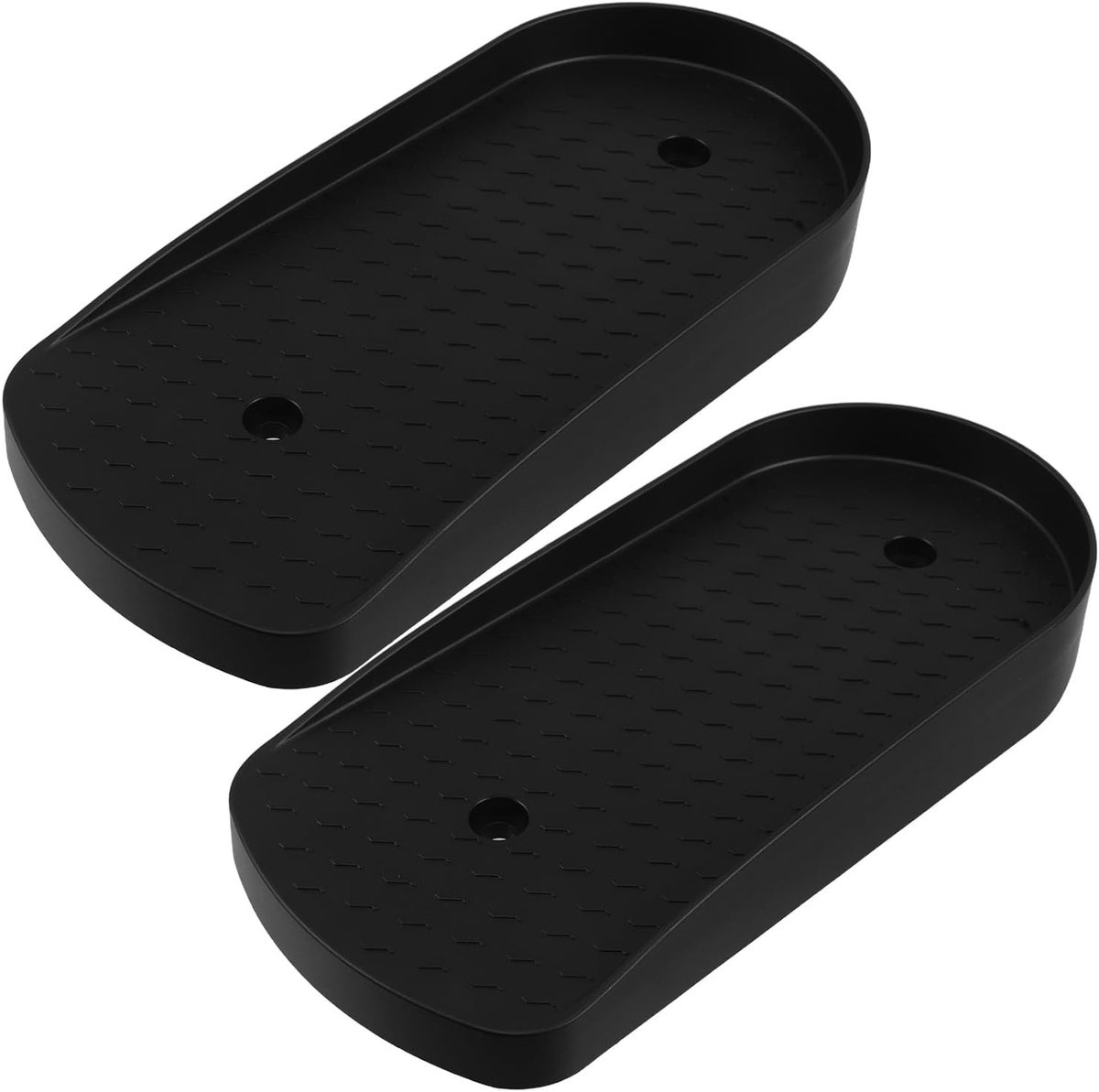 Vervangende Pedalen - Stepper Platform - Thuis Fitness - Professionele Stabiliteit - 27.9 x 13 cm - Zwart