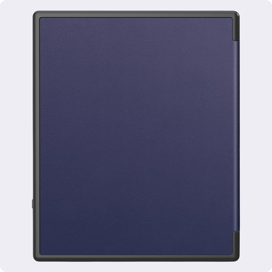 Hoes Geschikt voor Kobo Elipsa 2E - Luxe E-reader Bescherm Case - Hoesje Book Cover - Donkerblauw — afbeelding 4