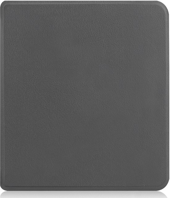 Hoes Geschikt voor Kobo Libra H2O - Luxe E-reader Bescherm Case - Hoesje Book Cover - Grijs — afbeelding 5