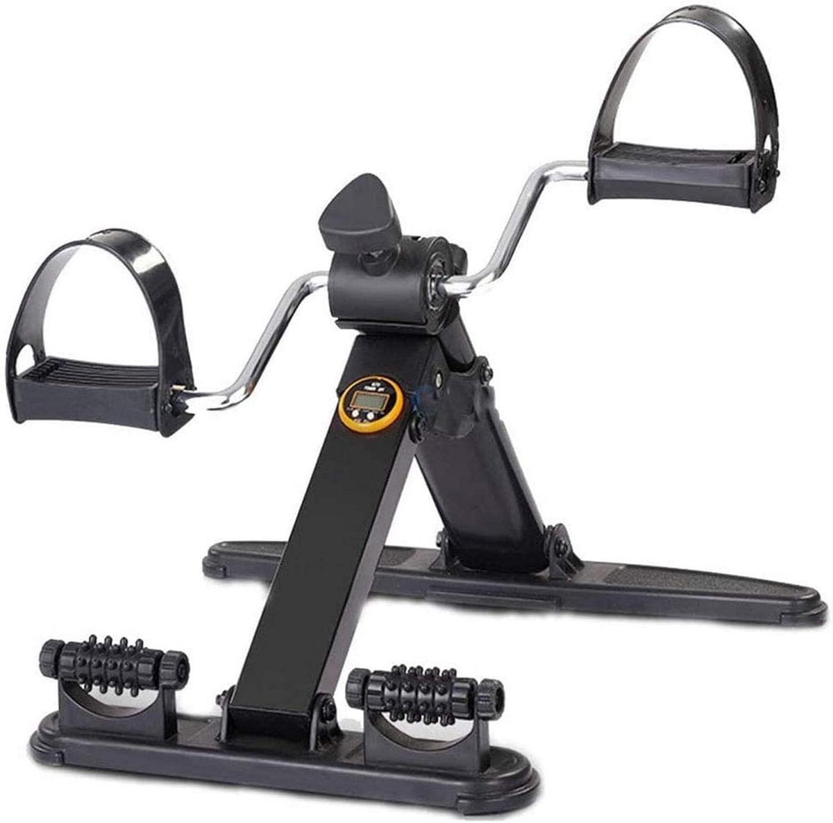 Mini Hometrainer - Fiets Oefenapparaat - Gezondheid Verbeteren - Verstelbare Weerstand - Compact Ontwerp - Zwart