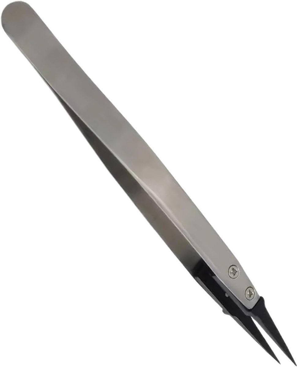 Soldeerpincet - Precisie pincet - Elektronica reparatie - Antistatische werking - 13 cm - Zilver