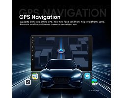 Wentinkmo Carplay - 64G autoradio draadloze Carplay - Bluetooth autoradio