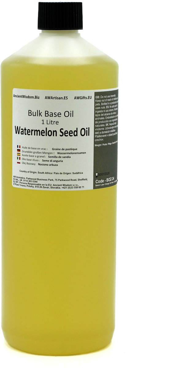 Watermelon Seed Oil 1 Litre