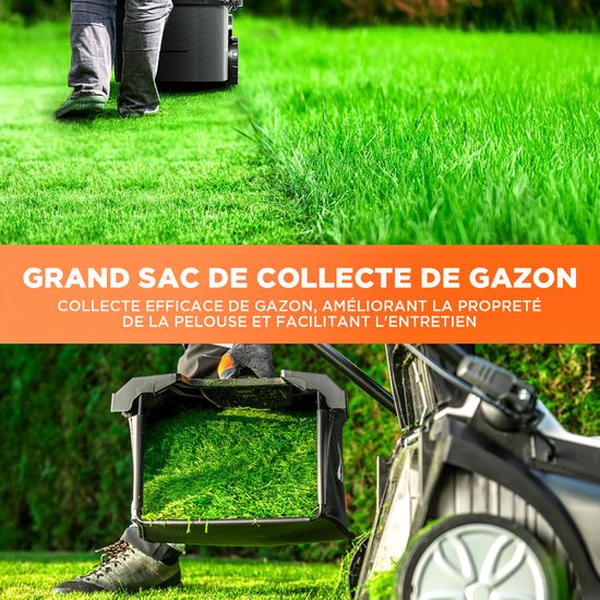 Litheli U20 2*20V snoerloze borstelloze grasmaaier 37cm met 2*4.0Ah accu's van Litheli — afbeelding 5