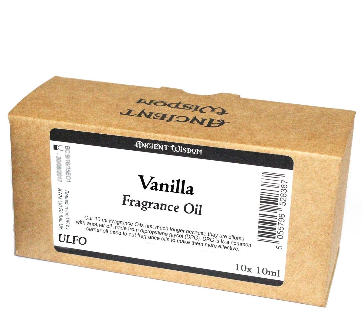 10ml Vanilla Fragrance Oil - UNLABELLED