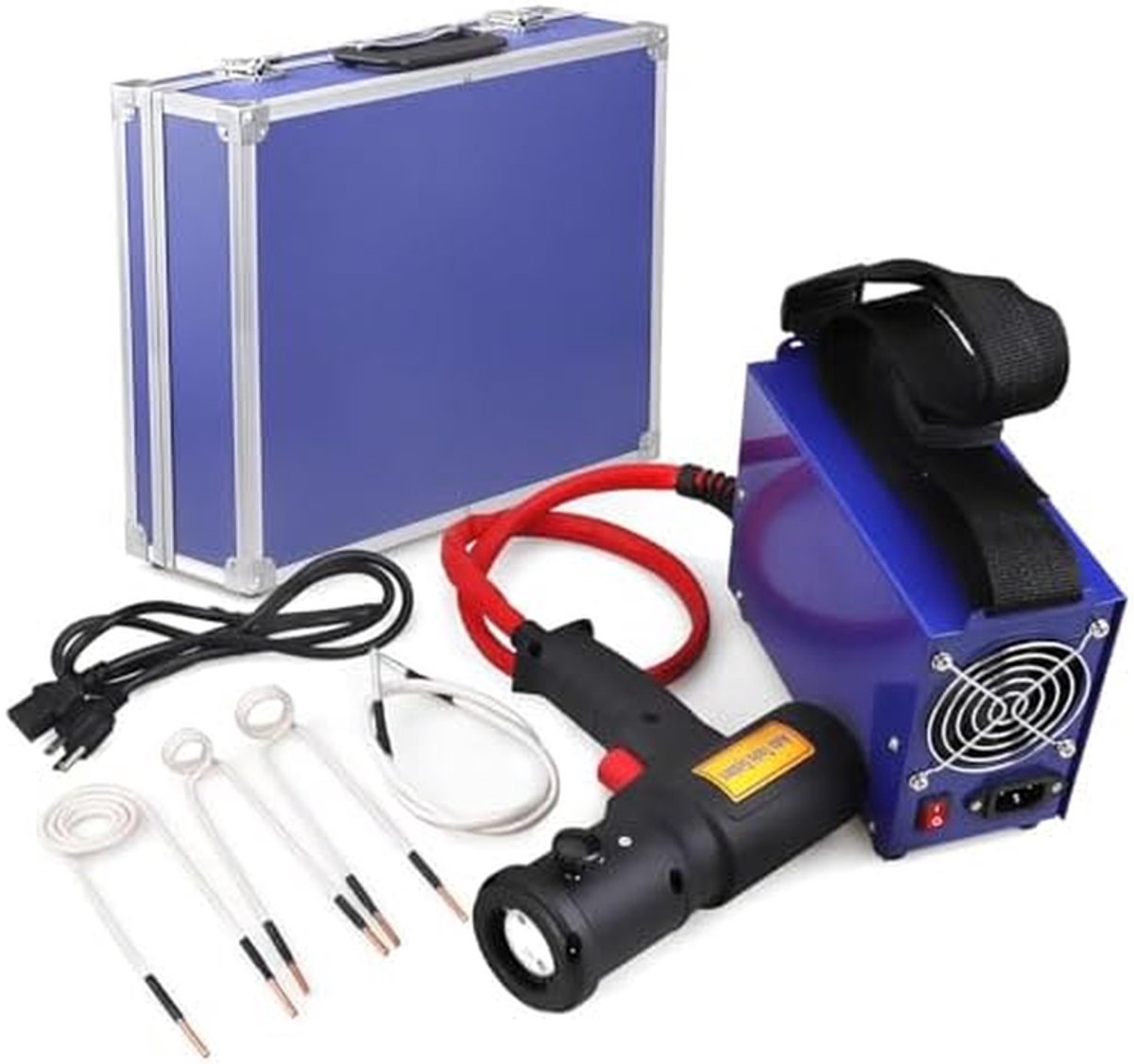 Inductie Heater Kit - Magnetisch Gereedschap - Metaal Voorverwarmen - Vlamloze Verwarming - 1500W - Zwart